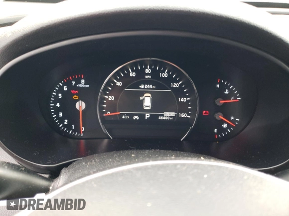 2020 Kia Sorento EX with VIN 5XYPHDA53LG683724, listed as a Copart auction lot 81380354 with 46,400 mi miles and Salvage Title. Bid and sale history available at DreamBid. Image 9.
