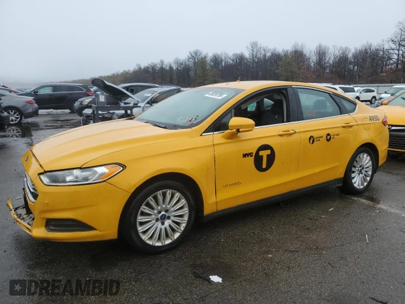 2015 Ford Fusion S Hybrid with VIN 3FA6P0UU9FR166406, listed as a Copart auction lot 45039795 with 336,173 mi miles and Clean Title. Bid and sale history available at carsss.com. Image 1.