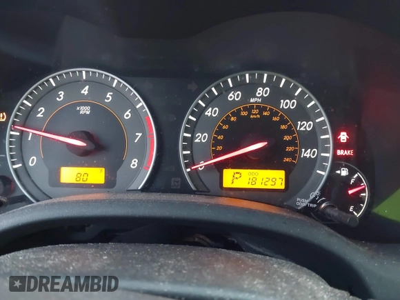 2010 Toyota Corolla with VIN 2T1BU4EE7AC485463, listed as a IAAI auction lot 42325788 with 181,297 mi miles and . Bid and sale history available at DreamBid. Image 7.