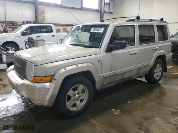 2007 Jeep Commander Limited with VIN 1J8HG58P87C538864, listed as a Copart auction lot 42998895 with 302,067 mi miles and Clean Title. Bid and sale history available at carsss.com. Image 1.