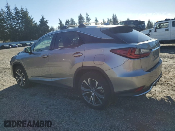 2021 Lexus RX with VIN 2T2HGMDA3MC060984, listed as a Copart auction lot 47040095 with 35,983 mi miles and Salvage Title. Bid and sale history available at carsss.com. Image 2.