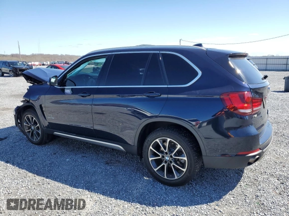 2017 BMW X5 sDrive35i with VIN 5UXKR2C31H0U22708, listed as a Copart auction lot 49241255 with 0 mi miles and Salvage Title. Bid and sale history available at carsss.com. Image 2.