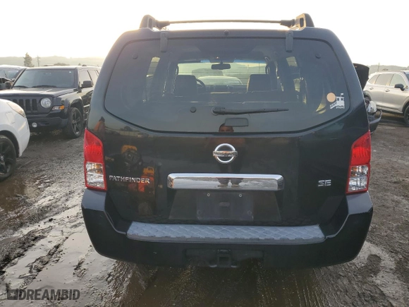 2006 Nissan Pathfinder SE with VIN 5N1AR18U76C680148, listed as a Copart auction lot 85522794 with 112,372 mi miles and Salvage Title. Bid and sale history available at carsss.com. Image 6.
