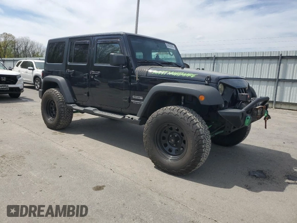 2016 Jeep Wrangler Unlimited Sport with VIN 1C4BJWDG9GL222111, listed as a Copart auction lot 54322995 with 129,612 mi miles and Clean Title. Bid and sale history available at DreamBid. Image 4.