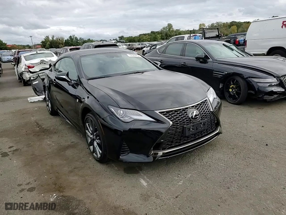 2020 Lexus RC with VIN JTHG85EC4L5005862, listed as a Copart auction lot 72364454 with 21,731 mi miles and Salvage Title. Bid and sale history available at carsss.com. Image 10.