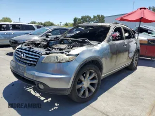 2007 Infiniti FX with VIN JNRAS08U77X100541, listed as a Copart auction lot 63445934 with Not Provided miles and Non Repairable. Bid and sale history available at carsss.com. Image 1.