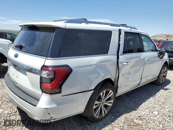 2020 Ford Expedition Max Platinum with VIN 1FMJK1MT5LEA92475, listed as a Copart auction lot 58872975 with 63,215 mi miles and Salvage title. Bid and sale history available at DreamBid. Image 3.