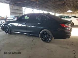 2022 BMW 3 Series 330e with VIN 3MW5P7J06N8C78131, listed as a Copart auction lot 47766015 with 17,100 mi miles and Salvage Title. Bid and sale history available at carsss.com. Image 2.