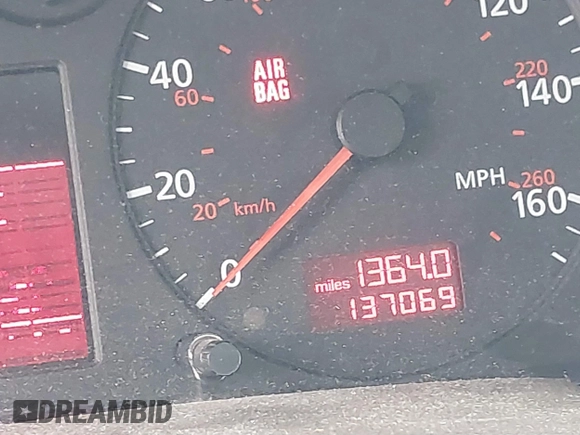 2001 Audi A6 with VIN WAUED54B01N124130, listed as a IAAI auction lot 41574761 with 137,069 mi miles. Bid and sale history available at carsss.com. Image 7.