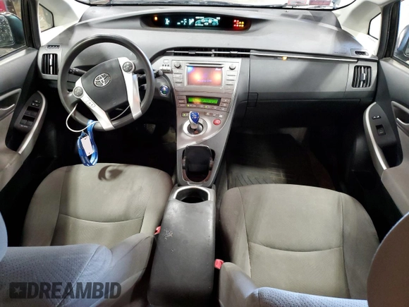 2013 Toyota Prius One with VIN JTDKN3DU1D5685675, listed as a Copart auction lot 80458944 with 191,752 mi miles and Salvage Title. Bid and sale history available at DreamBid. Image 8.