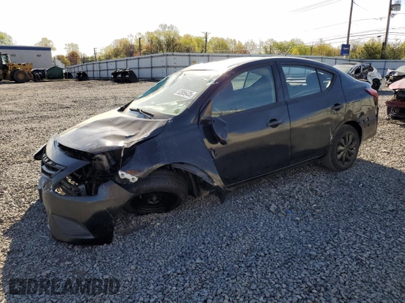 2016 Nissan Versa S with VIN 3N1CN7APXGL874942, listed as a Copart auction lot 53956435 with 148,321 mi miles and Salvage title. Bid and sale history available at DreamBid. Image 1.