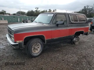1990 Chevrolet Blazer z VIN 1GNEV18K5LF128424, wystawiony jako Copart lot #76709244 z przebiegiem 139 937 mil mil oraz Nie do naprawy • Non repairable. Historia ofert i sprzedaży dostępna na DreamBid. Obrazek 1.