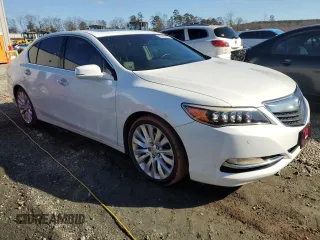 2014 Acura RLX Advance Pkg with VIN JH4KC1F90EC007241, listed as a Copart auction lot 83862984 with 117,150 mi miles and Salvage Title. Bid and sale history available at carsss.com. Image 4.