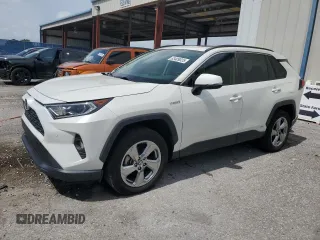 2021 Toyota RAV4 Hybrid LE with VIN JTMB6RFV9MD040106, listed as a Copart auction lot 63409025 with 37,307 mi miles and Non repairable. Bid and sale history available at DreamBid. Image 1.
