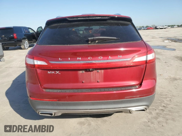 2016 Lincoln MKX Reserve with VIN 2LMTJ6LR9GBL51411, listed as a Copart auction lot 51974655 with 26,018 mi miles and Clean Title. Bid and sale history available at DreamBid. Image 6.