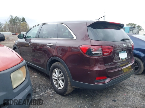 2020 Kia Sorento LX V6 with VIN 5XYPG4A53LG632551, listed as a IAAI auction lot 41878365 with 149,708 mi miles. Bid and sale history available at carsss.com. Image 14.