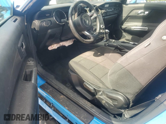 2017 Ford Mustang V6 with VIN 1FA6P8AM1H5255377, listed as a Copart auction lot 59782175 with 72,822 mi miles and Salvage title. Bid and sale history available at DreamBid. Image 8.