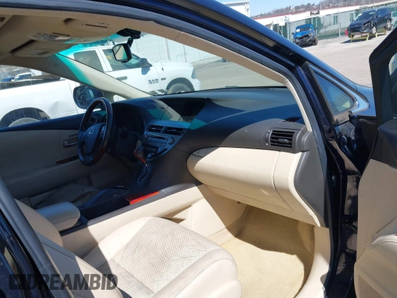2010 Lexus RX 450h with VIN JTJBC1BA6A2009915, listed as a IAAI auction lot 41903210 with 190,013 mi miles and . Bid and sale history available at carsss.com. Image 5.