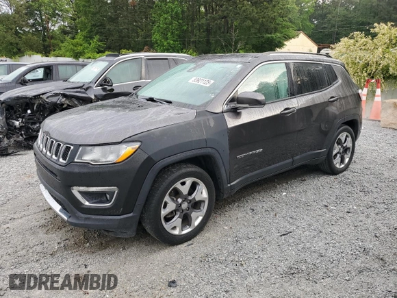 2021 Jeep Compass Limited with VIN 3C4NJCCB3MT514239, listed as a Copart auction lot 53921125 with 123,170 mi miles and Clean Title. Bid and sale history available at carsss.com. Image 1.