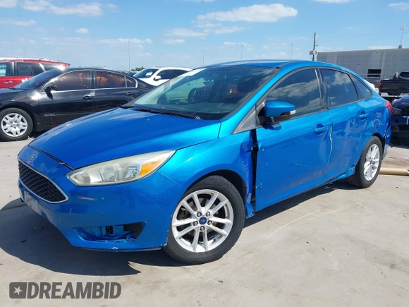 2015 Ford Focus SE with VIN 1FADP3F21FL379837, listed as a IAAI auction lot 42021623 with 146,571 mi miles. Bid and sale history available at carsss.com. Image 18.