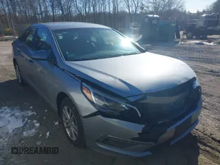 2015 Hyundai Sonata SE z VIN 5NPE24AF0FH211351, wystawiony jako IAAI lot #41606879 z przebiegiem 151 577 mil mil oraz . Historia ofert i sprzedaży dostępna na DreamBid. Obrazek 1.