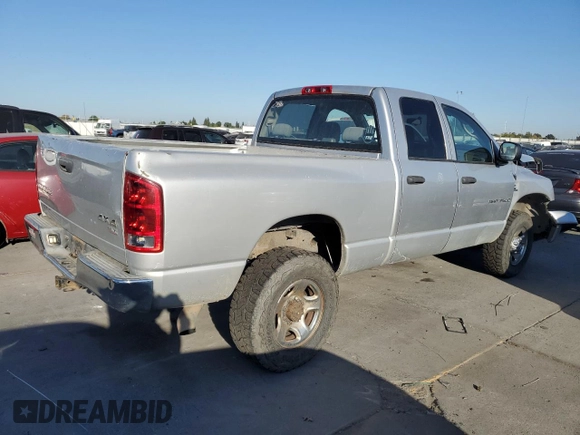 2006 Dodge Ram 2500 SLT with VIN 3D7KS28C06G104883, listed as a Copart auction lot 72413804 with 272,622 mi miles and Salvage Title. Bid and sale history available at carsss.com. Image 3.