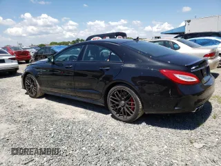 2018 Mercedes-Benz CLS-Class CLS 63 AMG S-Model with VIN WDDLJ7GB9JA204307, listed as a Copart auction lot 66611193 with 57,451 mi miles. Bid and sale history available at carsss.com. Image 2.
