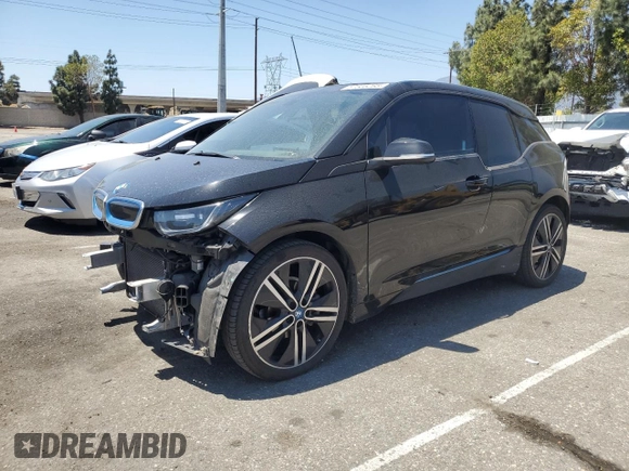2017 BMW i3 with VIN WBY1Z8C32HV892635, listed as a Copart auction lot 57505265 with 93,399 mi miles and Salvage title. Bid and sale history available at DreamBid. Image 1.