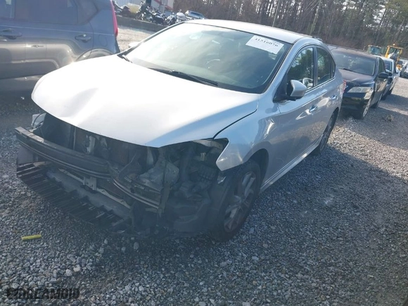 2014 Nissan Sentra S with VIN 3N1AB7AP9EY269276, listed as a IAAI auction lot 41516076 with 100,630 mi miles. Bid and sale history available at carsss.com. Image 2.