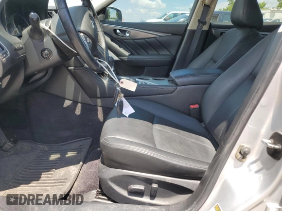 2017 Infiniti Q50 Sport with VIN JN1EV7AP1HM742295, listed as a Copart auction lot 61851655 with 69,227 mi miles and Salvage title. Bid and sale history available at DreamBid. Image 7.