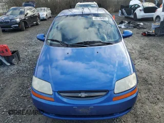 2006 Chevrolet Aveo LT with VIN KL1TG66696B590159, listed as a Copart auction lot 45718405 with 77,786 mi miles and Salvage title. Bid and sale history available at DreamBid. Image 5.