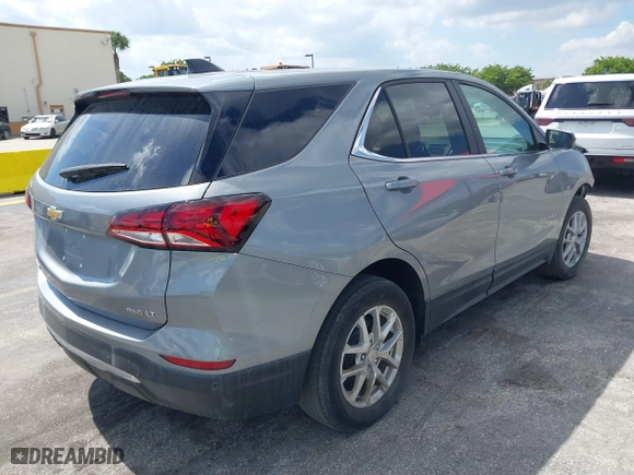 2024 Chevrolet Equinox LT with VIN 3GNAXTEGXRL248335, listed as a IAAI auction lot 41709145 with 1 mi miles. Bid and sale history available at carsss.com. Image 4.