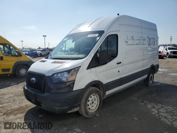 2022 Ford Transit Cargo z VIN 1FTBR1X82NKA23274, wystawiony jako Copart lot #52293345 z przebiegiem 59 412 mil mil oraz Szkoda całkowita • Salvage title. Historia ofert i sprzedaży dostępna na DreamBid. Obrazek 1.