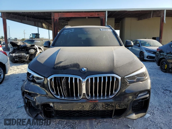 2021 BMW X5 xDrive40i with VIN 5UXCR6C03M9F34307, listed as a Copart auction lot 39205613 with 40,771 mi miles. Bid and sale history available at carsss.com. Image 5.