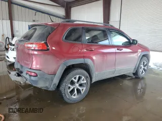 2015 Jeep Cherokee Trailhawk z VIN 1C4PJMBB7FW500180, wystawiony jako Copart lot #62385655 z przebiegiem 88 137 mil mil oraz Szkoda całkowita • Salvage title. Historia ofert i sprzedaży dostępna na DreamBid. Obrazek 3.