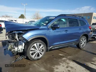 2020 Subaru Ascent Limited with VIN 4S4WMALD0L3472670, listed as a Copart auction lot 48612195 with 51,236 mi miles and Salvage Title. Bid and sale history available at carsss.com. Image 1.