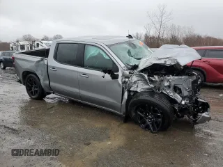 2023 Chevrolet Silverado 1500 RST with VIN 1GCUDEE8XPZ269162, listed as a Copart auction lot 50133325 with Not Provided miles and Salvage Title. Bid and sale history available at DreamBid. Image 4.