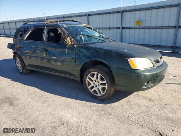 2003 Subaru Legacy Wagon L with VIN 4S3BH635X37309045, listed as a Copart auction lot 84472374 with 187,415 mi miles and Salvage Title. Bid and sale history available at carsss.com. Image 4.