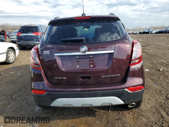 2017 Buick Encore Preferred with VIN KL4CJASB6HB216783, listed as a Copart auction lot 50818625 with 117,366 mi miles and Salvage title. Bid and sale history available at DreamBid. Image 6.