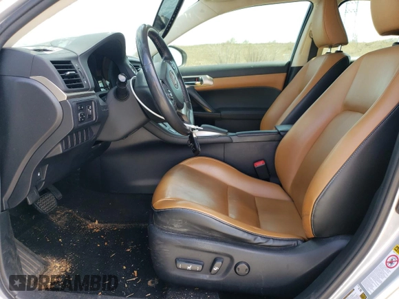 2014 Lexus CT 200h with VIN JTHKD5BH2E2194912, listed as a Copart auction lot 50872395 with Not provided miles and Salvage title. Bid and sale history available at DreamBid. Image 7.