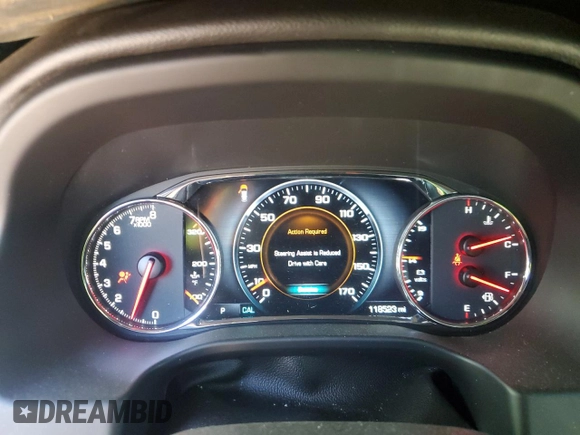 2019 GMC Acadia Denali with VIN 1GKKNPLS2KZ260063, listed as a Copart auction lot 57688475 with 118,522 mi miles and Salvage title. Bid and sale history available at DreamBid. Image 9.