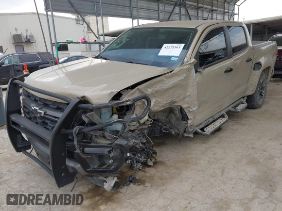 2022 Chevrolet Colorado 4WD Z71 with VIN 1GCGTDENXN1280108, listed as a IAAI auction lot 42275363 with 23,863 mi miles and . Bid and sale history available at DreamBid. Image 18.