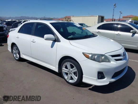 2013 Toyota Corolla L with VIN 5YFBU4EE1DP103528, listed as a IAAI auction lot 42111276 with 212,533 mi miles and . Bid and sale history available at DreamBid. Image 1.