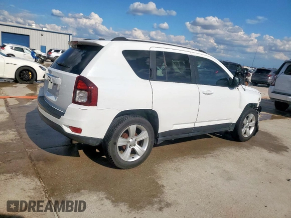 2017 Jeep Compass Sport SE with VIN 1C4NJCBA9HD123813, listed as a Copart auction lot 56534175 with 151,287 mi miles and Salvage title. Bid and sale history available at DreamBid. Image 3.