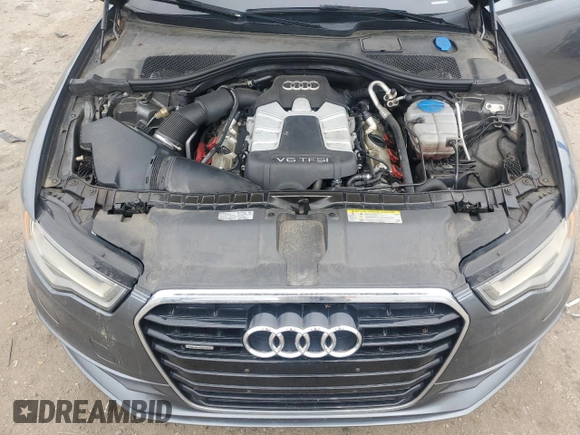 2015 Audi A6 3.0T Prestige with VIN WAUHGAFC1FN005058, listed as a Copart auction lot 51346675 with 90,781 mi miles and Salvage Title. Bid and sale history available at carsss.com. Image 11.