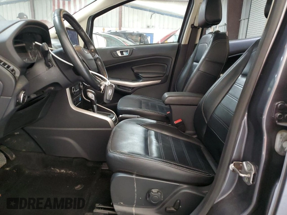 2019 Ford EcoSport Titanium with VIN MAJ6S3KL9KC285706, listed as a Copart auction lot 54191865 with 57,124 mi miles and Salvage Title. Bid and sale history available at DreamBid. Image 7.