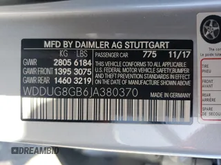 2018 Mercedes-Benz S 560 with VIN WDDUG8GB6JA380370, listed as a Copart auction lot 48717455 with 48,102 mi miles and Salvage Title. Bid and sale history available at carsss.com. Image 14.