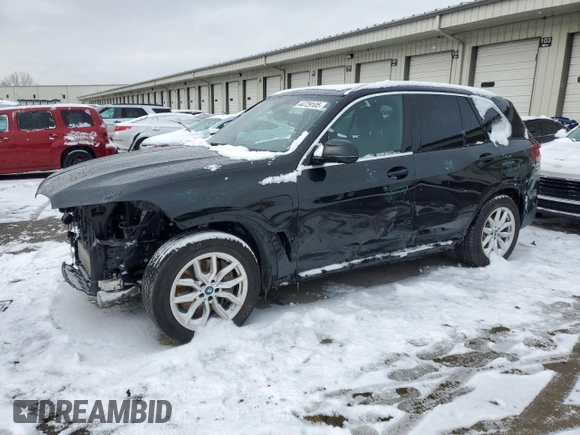 2023 BMW X5 xDrive45e with VIN 5UXTA6C08P9P28260, listed as a Copart auction lot 44729105 with 59,731 mi miles and Salvage Title. Bid and sale history available at carsss.com. Image 1.