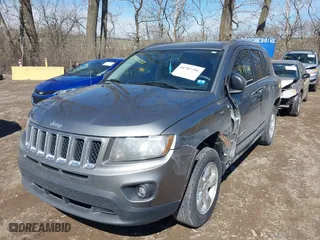 2014 Jeep Compass Sport with VIN 1C4NJCBA9ED536231, listed as a IAAI auction lot 41787288 with 173,252 mi miles. Bid and sale history available at carsss.com. Image 17.