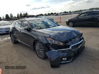 2017 Kia Cadenza Premium with VIN KNALC4J19H5046778, listed as a Copart auction lot 73368674 with 134,039 mi miles and Salvage Title. Bid and sale history available at carsss.com. Image 4.